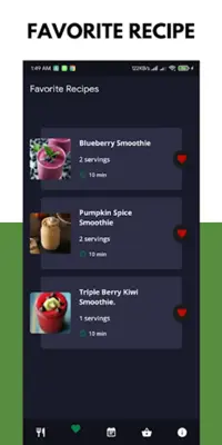 Diet Smoothie Recipes android App screenshot 2